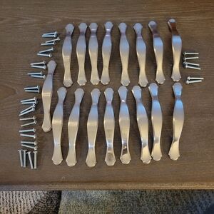 Kitchen Hardware Silver Plated Handles